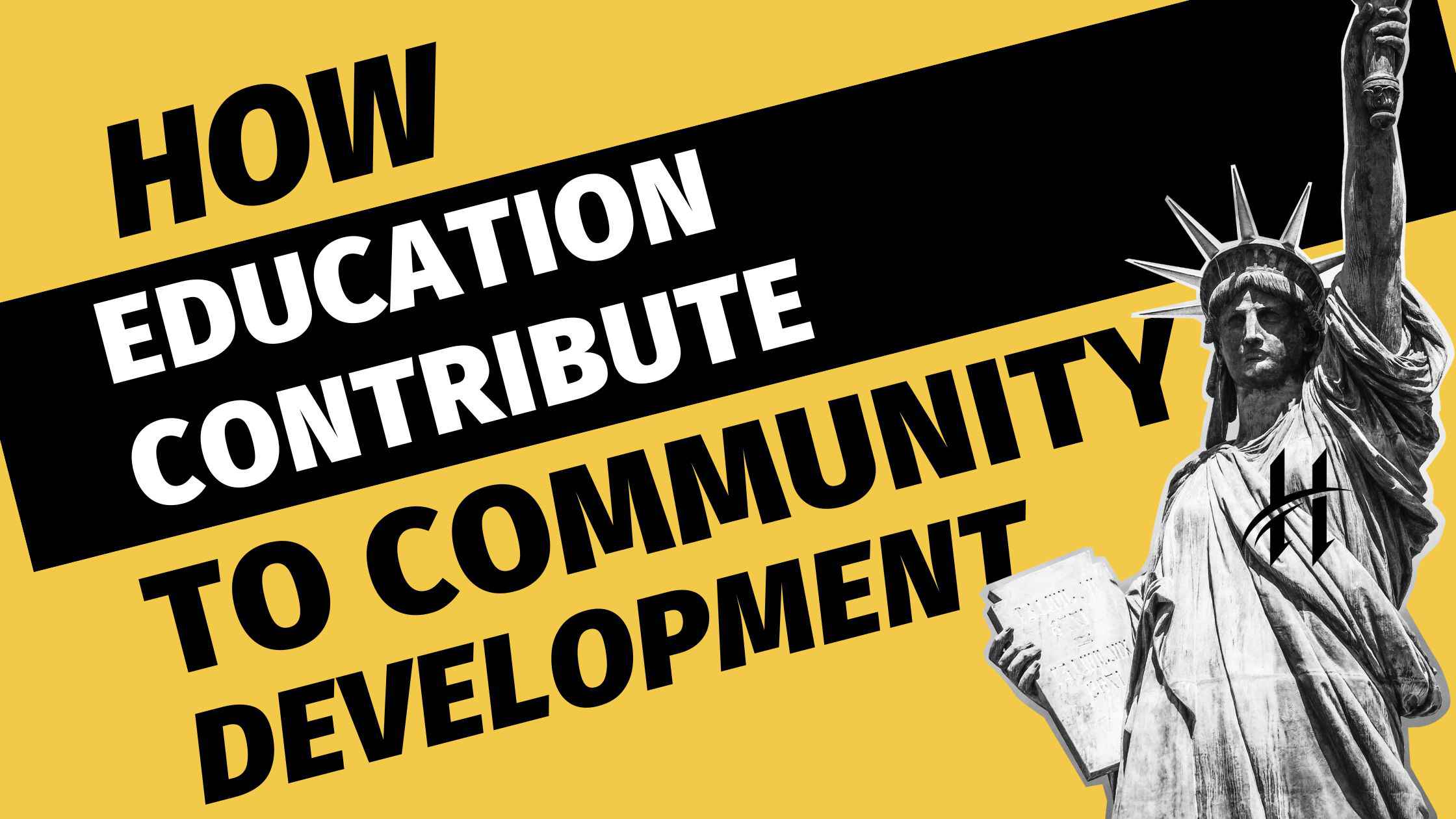 how does education contribute to community development
